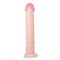 Miniatyrbild 3 av 4: Lång realistisk dildo 34,0cm Beige