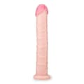Miniatyrbild 1 av 4: Lång realistisk dildo 34,0cm Beige