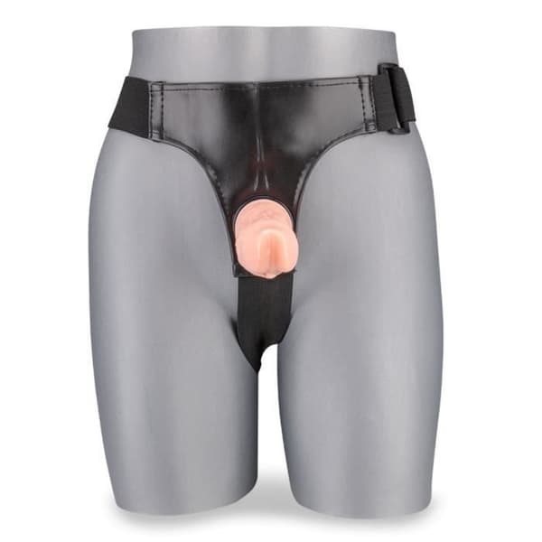 Lång och realistisk strap-on dildo Amiral - LOVE AND VIBES Light Skin Collection