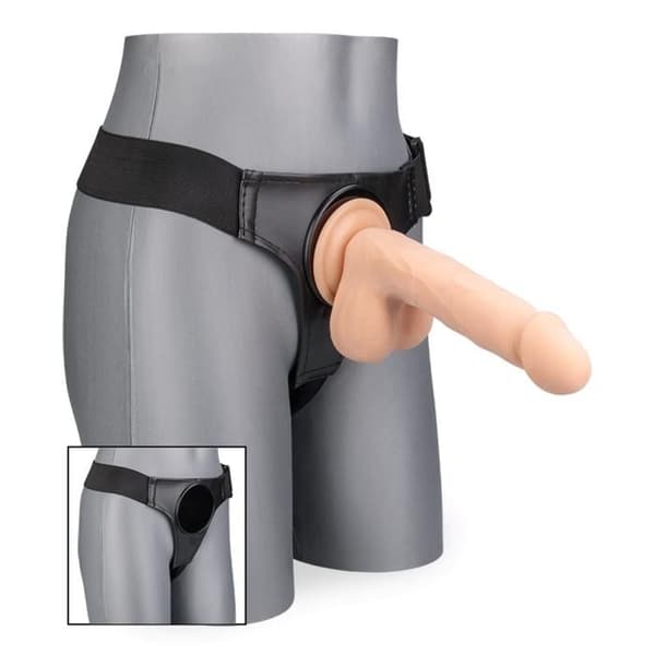 Sugbar strap-on dildo 19,5cm Victor Beige