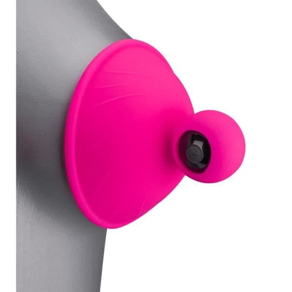 Ett par Woap vibrerande bröststimulatorer - LOVE AND VIBES Fuchsia Collection