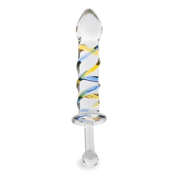 Goddess Glass Dildo - LOVE AND VIBES Collection Multicolor