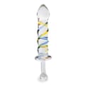 Miniatyrbild 3 av 4: Goddess Glass Dildo - LOVE AND VIBES Collection Multicolor