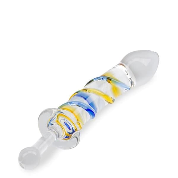 Goddess Glass Dildo - LOVE AND VIBES Collection Multicolor