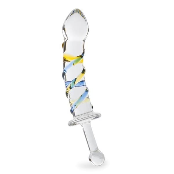 Goddess Glass Dildo - LOVE AND VIBES Collection Multicolor