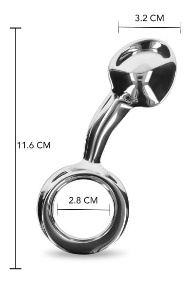 Fine Stainless Steel Stimulation Plug Medium