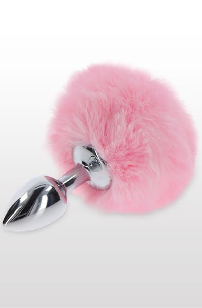 Taboom Bunnytail Buttplug Pink Analplugg med hale