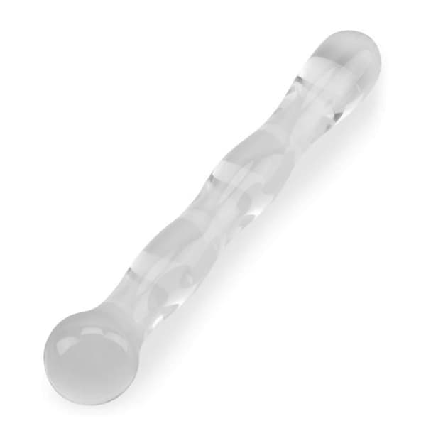 Simplicity glas dildo vaginal eller anal dildo för män eller kvinnor