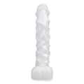 Miniatyrbild 2 av 4: Lång Peter sugkoppsdildo - för män och kvinnor - vaginal och anal L Vit