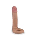 Miniatyrbild 2 av 2: Dildo för dubbel penetration tjockt realistiskt kött