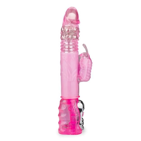 Rabbit Vibrator kommer &amp; kommer Butterfly XL Rosa