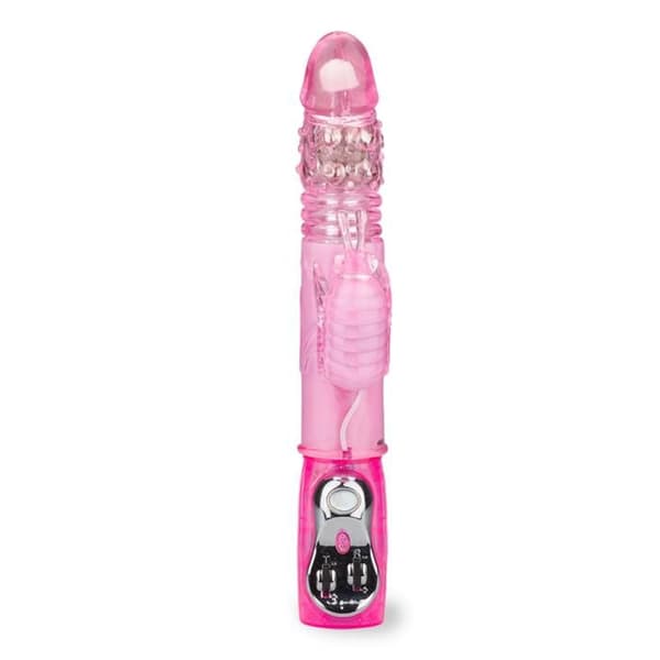 Rabbit Vibrator kommer &amp; kommer Butterfly XL Rosa