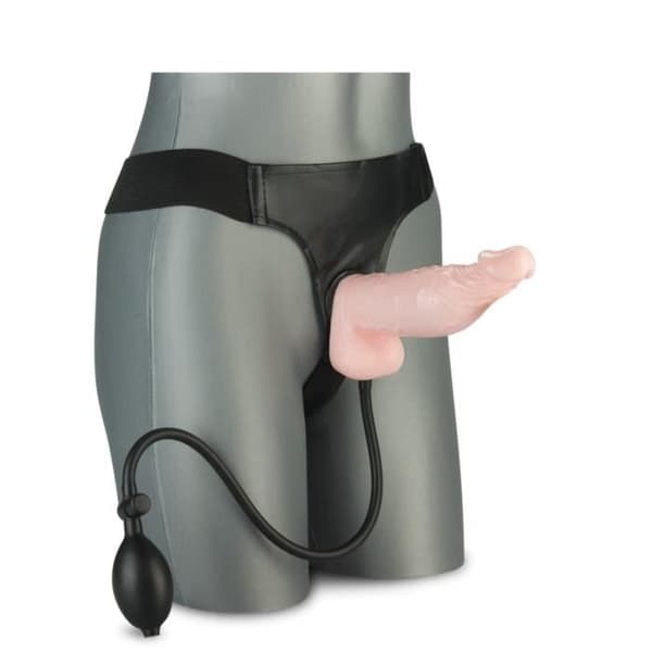 Gode Ceinture - KÄRLEK OCH VIBBAR - Uppblåsbar - Flexibel - Beige - För Vuxna
