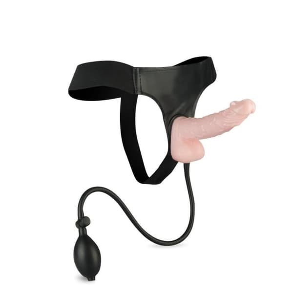 Gode Ceinture - KÄRLEK OCH VIBBAR - Uppblåsbar - Flexibel - Beige - För Vuxna