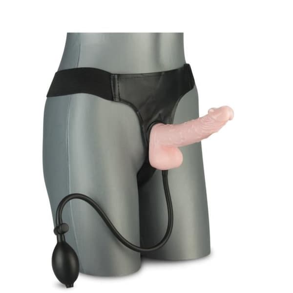 Gode Ceinture - KÄRLEK OCH VIBBAR - Uppblåsbar - Flexibel - Beige - För Vuxna