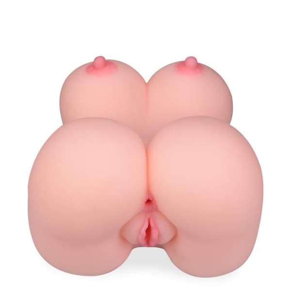 Realistisk rumpa manlig onanator med bröst 2,0 kg Thalia - LOVE AND VIBES Light Skin Collection