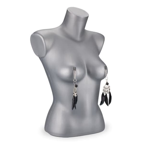 Cabaret Nipple Clamps - Svart - Vuxen - Nej - Nej