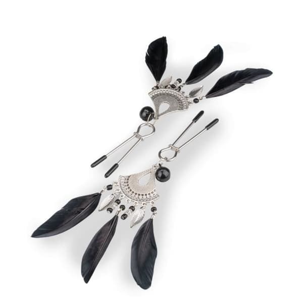 Cabaret Nipple Clamps - Svart - Vuxen - Nej - Nej