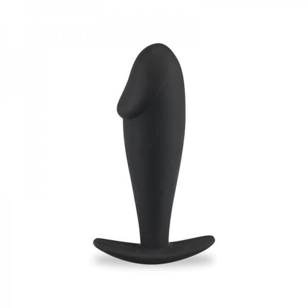 Liten Ultra Soft Black Anal Plug - Plug and Play Collection