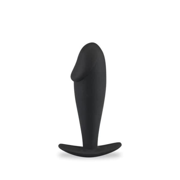 Liten Ultra Soft Black Anal Plug - Plug and Play Collection
