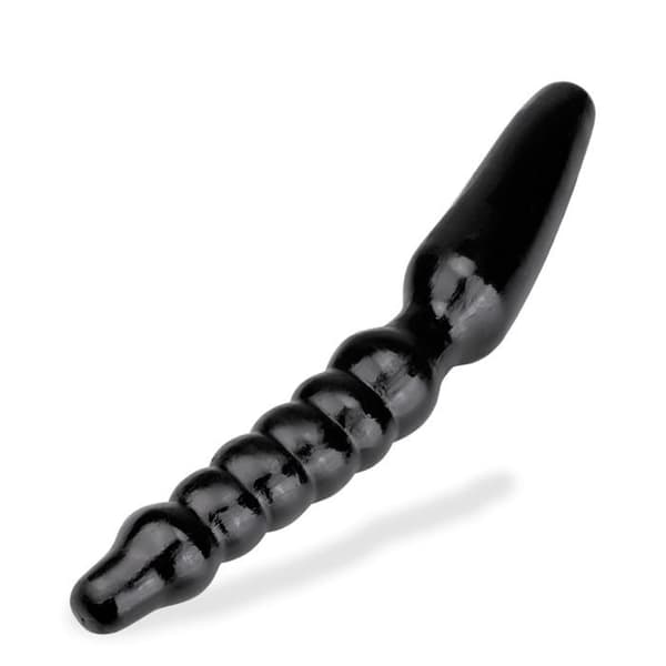 Dubbelt analplugg Dada Noir - Dubbelt analplugg i PVC för användning ensam eller i par