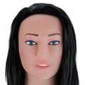 Miniatyrbild 1 av 4: Puppa - KÄRLE &amp; VIBBAR - Realistisk Vibrerande Ansikte 3D - Cyberskin - 1,60m - Brun