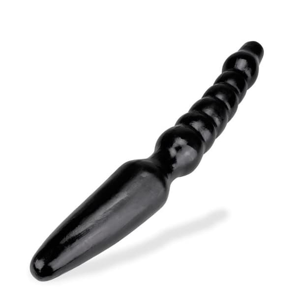 Dubbla analpluggar i PVC - Dada - Dubbla analpluggar - 6 bollar - Mjuk plugg - Vit