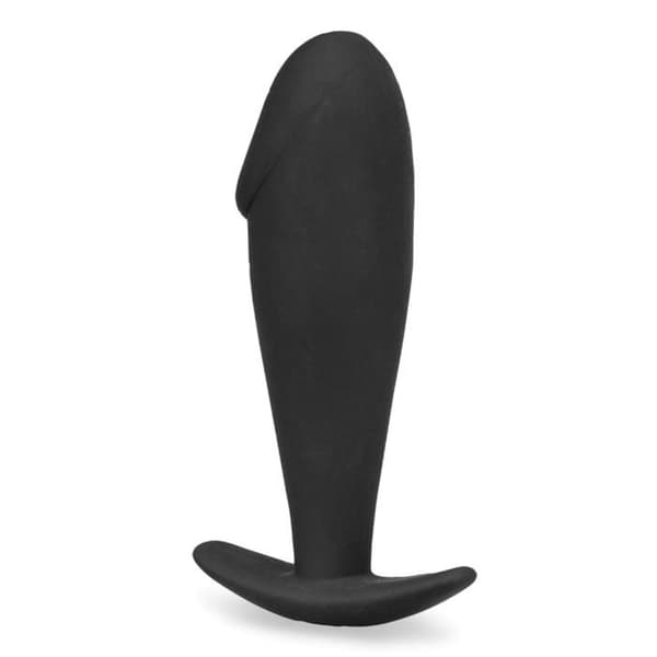 Liten svart analplugg Ultra Soft nr