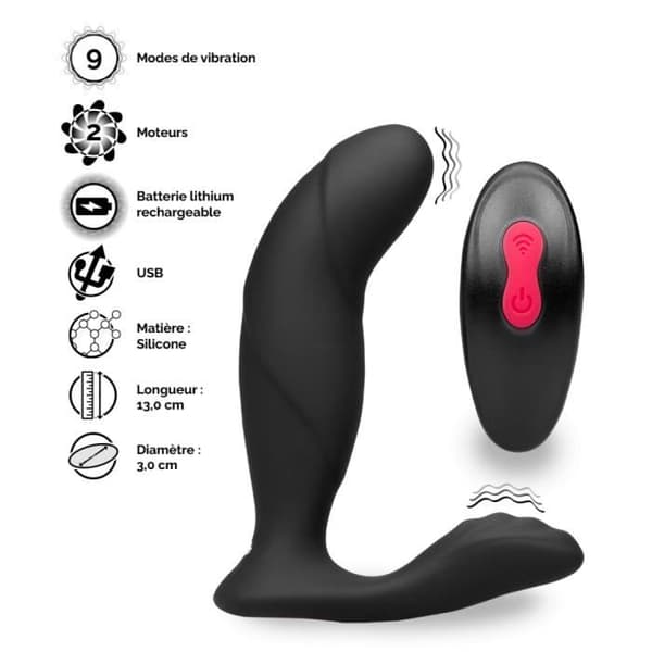 Albert fjärrstyrd prostatastimulator - LOVE AND VIBES Collection Black