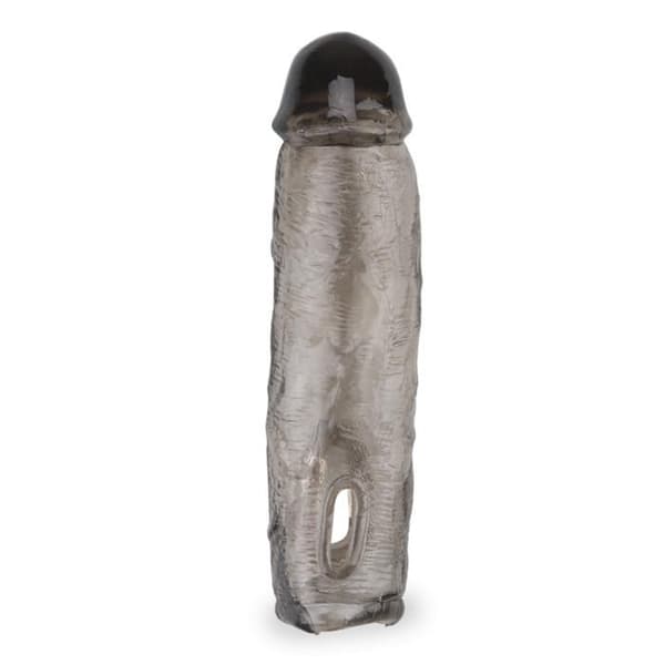 Svart Ribbad Penisfodral - KÄRLEK & VIBBAR - 2cm Förlängning - Vuxen