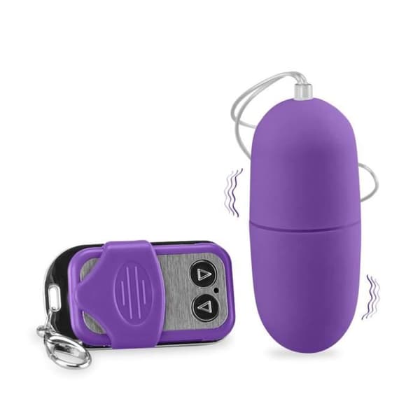 XL-Lila Fjärrkontroll Vibrerande Ägg