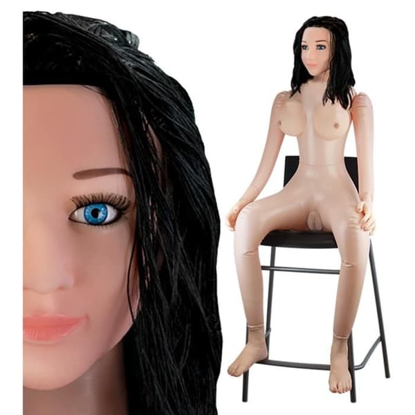 Vagina Anus Sittande Uppblåsbar Docka - Vibee-Doll Collection