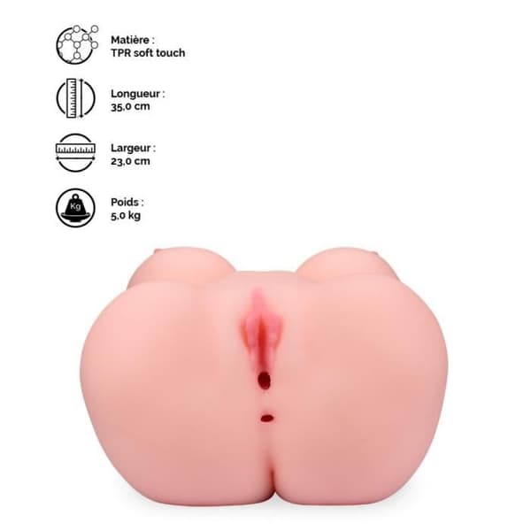Onani byst 5,0 kg vagina anus Lyna - LOVE AND VIBES Collection