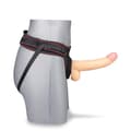 Miniatyrbild 4 av 6: Realistisk böjd dildo med Chief sele