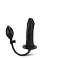 Miniatyrbild 1 av 4: Svart Uppblåsbar Pump Dildo