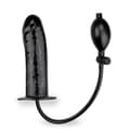 Miniatyrbild 1 av 6: Svart Uppblåsbar Pump Dildo