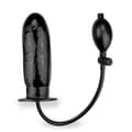 Miniatyrbild 3 av 6: Svart Uppblåsbar Pump Dildo