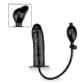 Miniatyrbild 2 av 6: Svart Uppblåsbar Pump Dildo