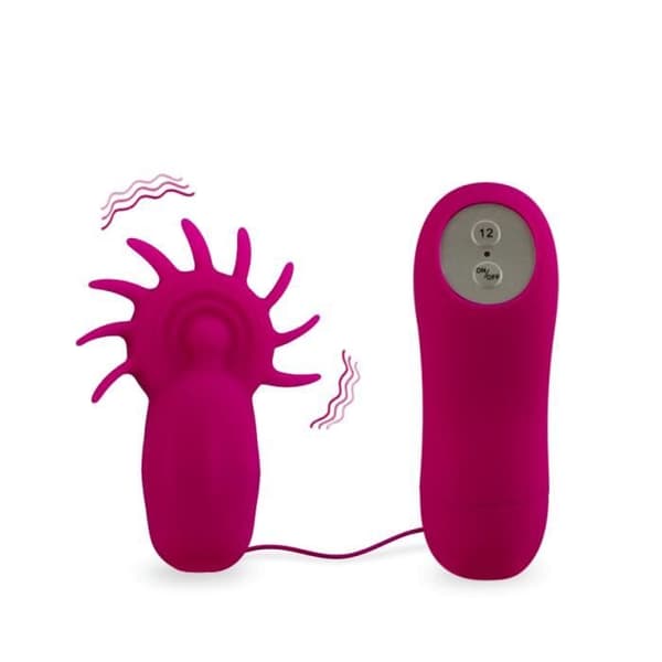 Klitoralstimulator - LOVE & VIBES - Multi Languages - Silikon - 12 vibrationsfunktioner - 7 cm