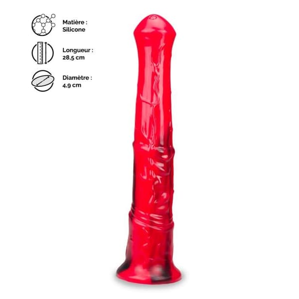 Red Horse djur sugkopp dildo