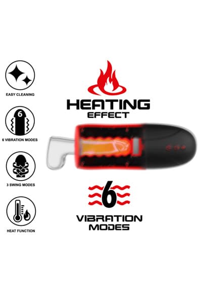 Swing-R Heating Effect & Vibration Masturbator Automatisk masturbatr