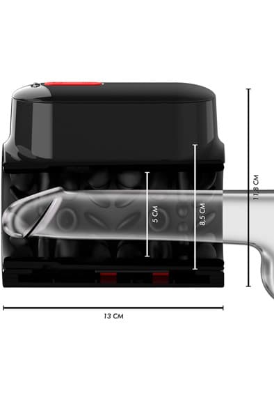 Vortex Thrusting & 360 Rotate Tech Masturbator Masturbator med motor