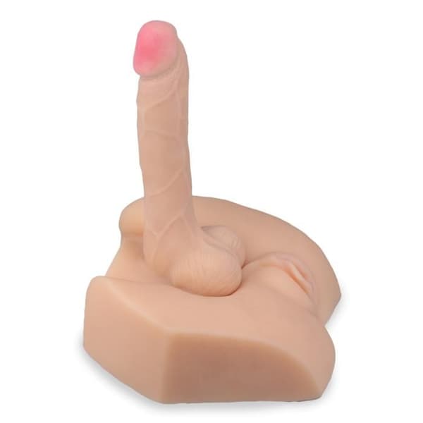 Vaginmasturbator och dildo