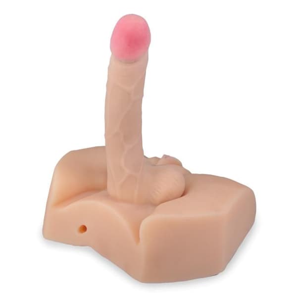 Vaginmasturbator och dildo
