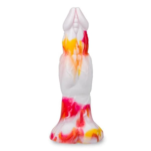 Hakutaku mytiska varelse sugkoppsdildo - LOVE AND VIBES Flame Collection