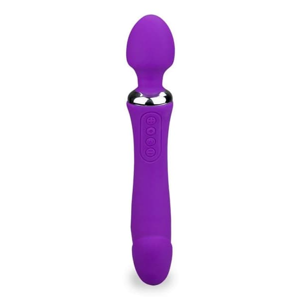 Vibromassager Wand 2-i-1 värmande Treat