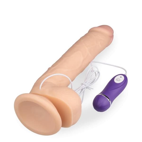 Lång realistisk sugpropps vibrator 28,0cm