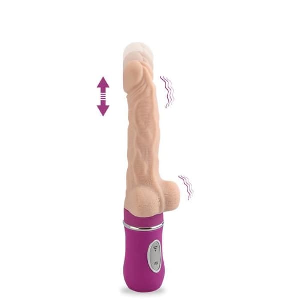 Jävla Machine Big Automatic Dildo - Lila - Feeling Collection