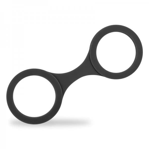 Silicone Handbojor - KÄRLEK &amp; VIBAR - Svart - Mjuka och sträckbara - Total komfort