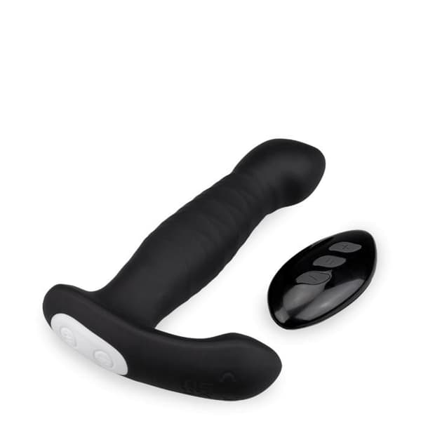 Bälg vibrerande prostata och perineum stimulator - LOVE AND VIBES Collection Black